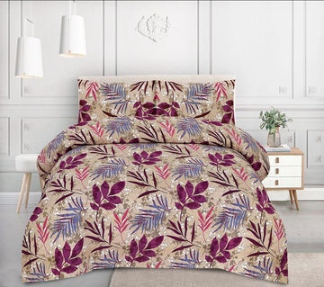 Crystal Cotton Bedsheet 3-Piece