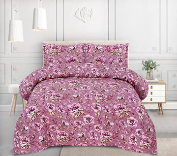 Crystal Cotton Bedsheet 3-Piece