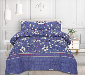 Crystal Cotton Bedsheet 3-Piece