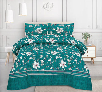Crystal Cotton Bedsheet 3-Piece