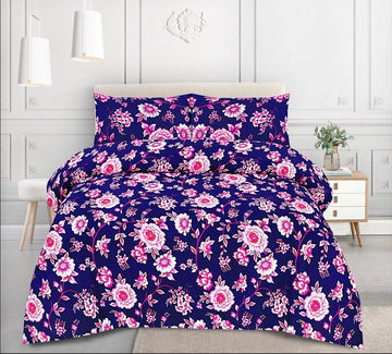 Crystal Cotton Bedsheet 3-Piece
