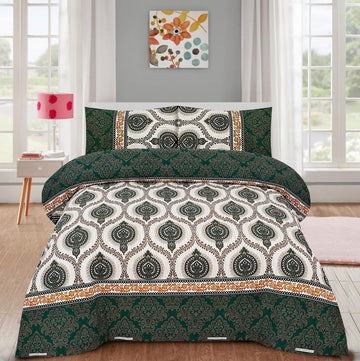 Crystal cotton 3 piece Bed sheet
