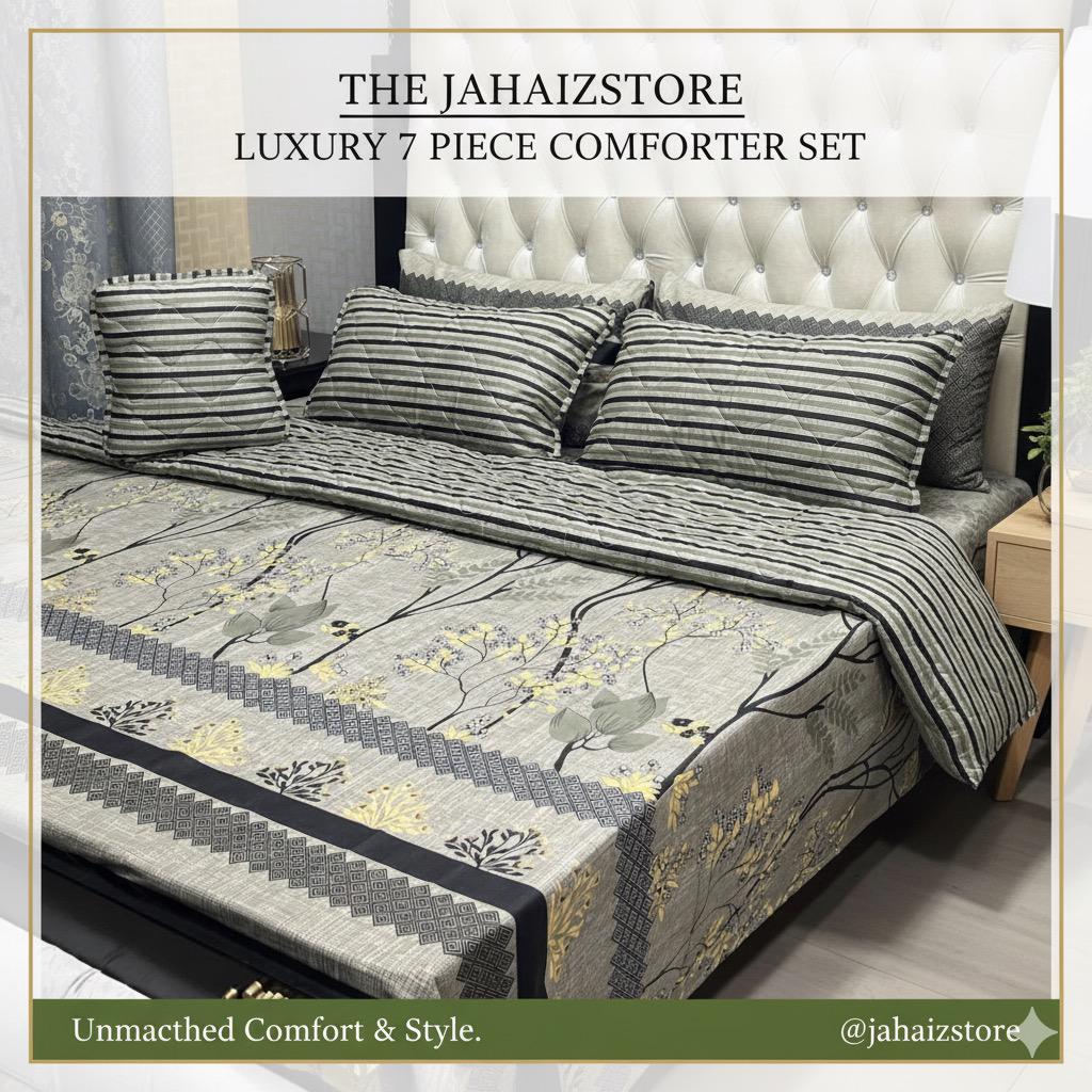 7 piece comforter set