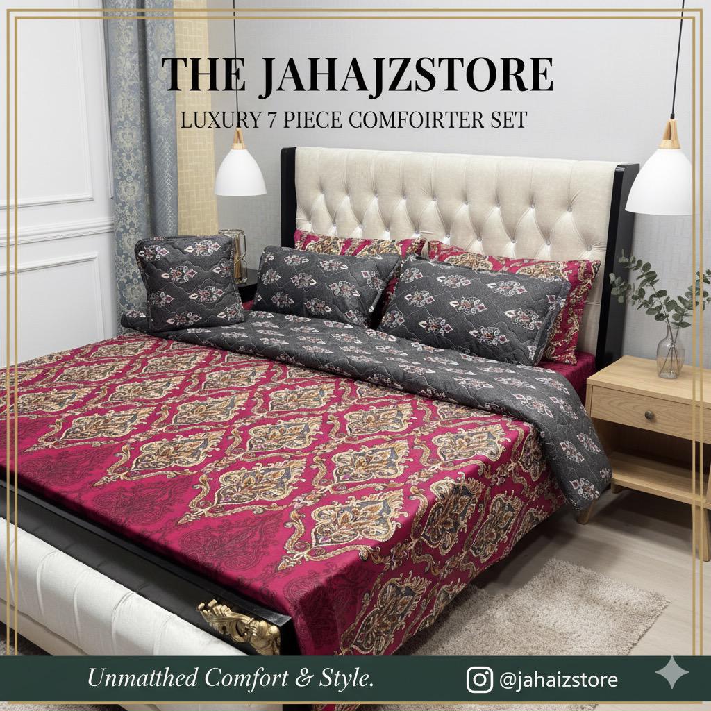7 piece comforter set
