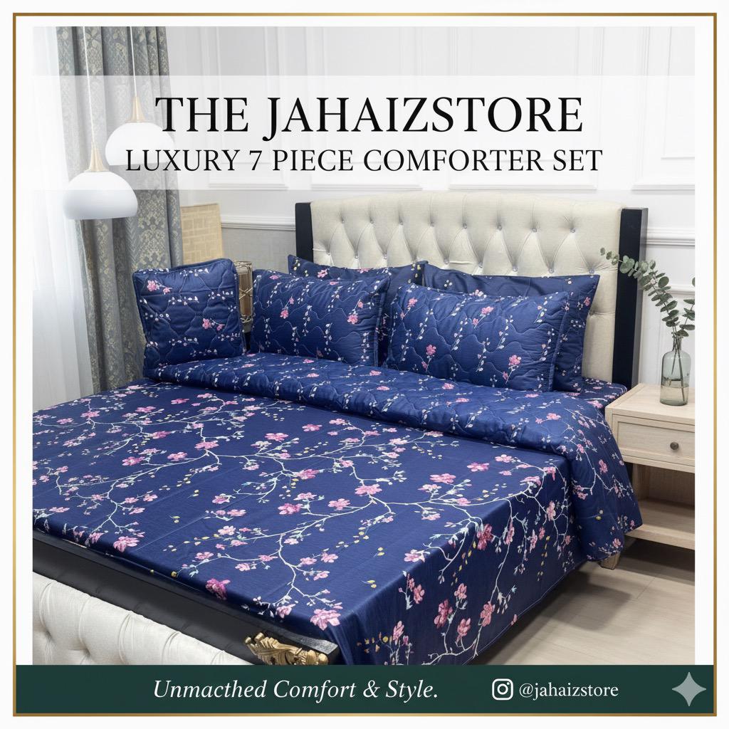 7 piece comforter set