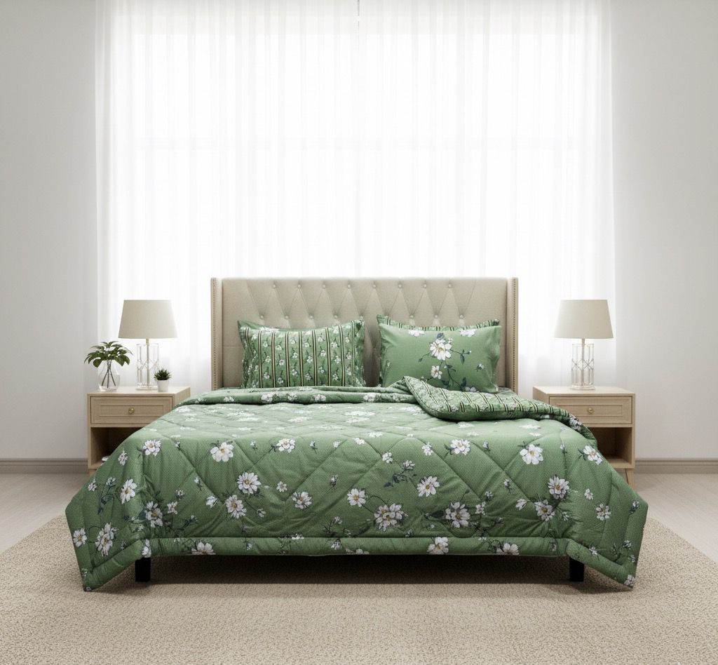 Razai Set 6Pc Green