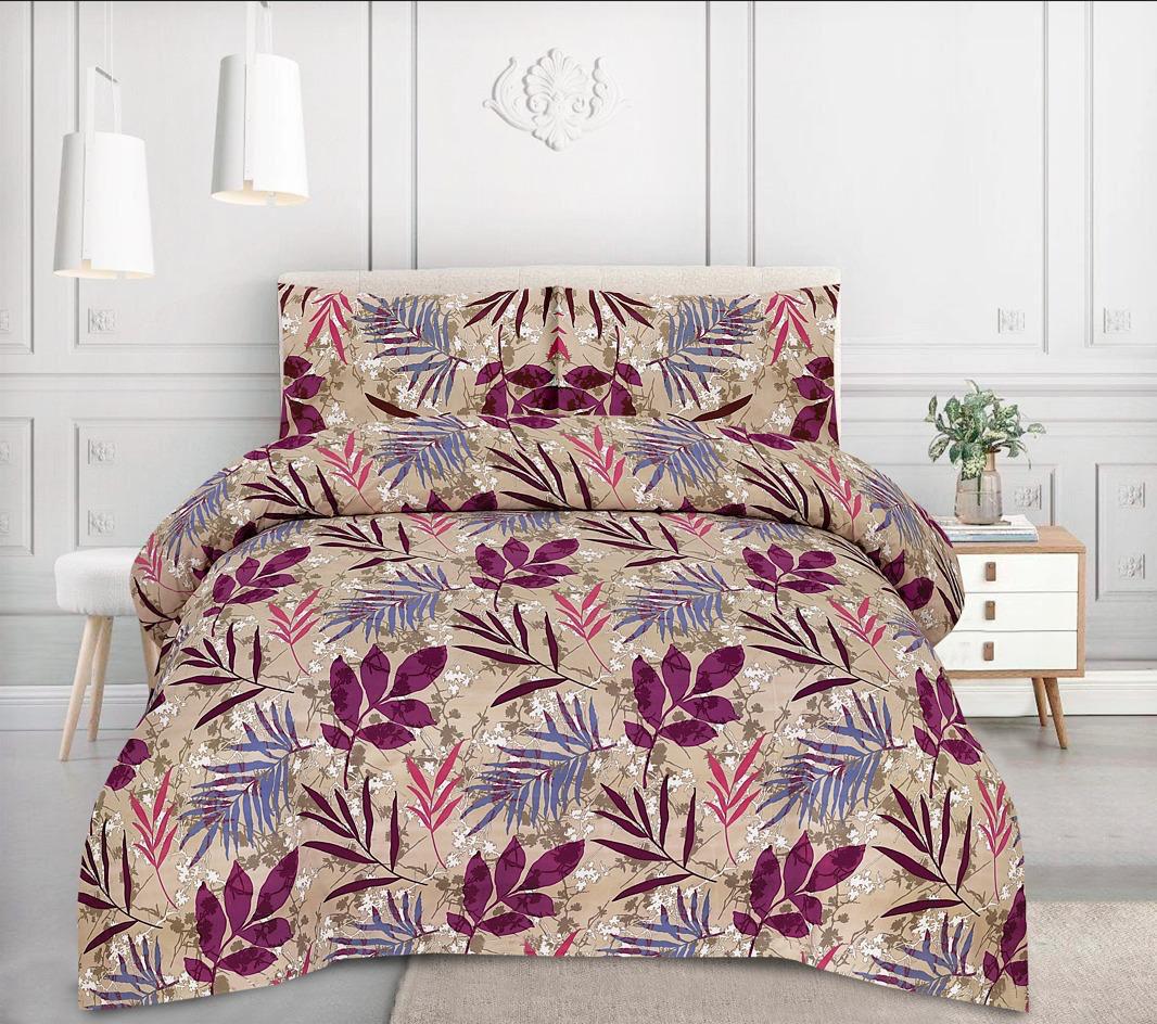Crystal Cotton Bedsheet 3-Piece
