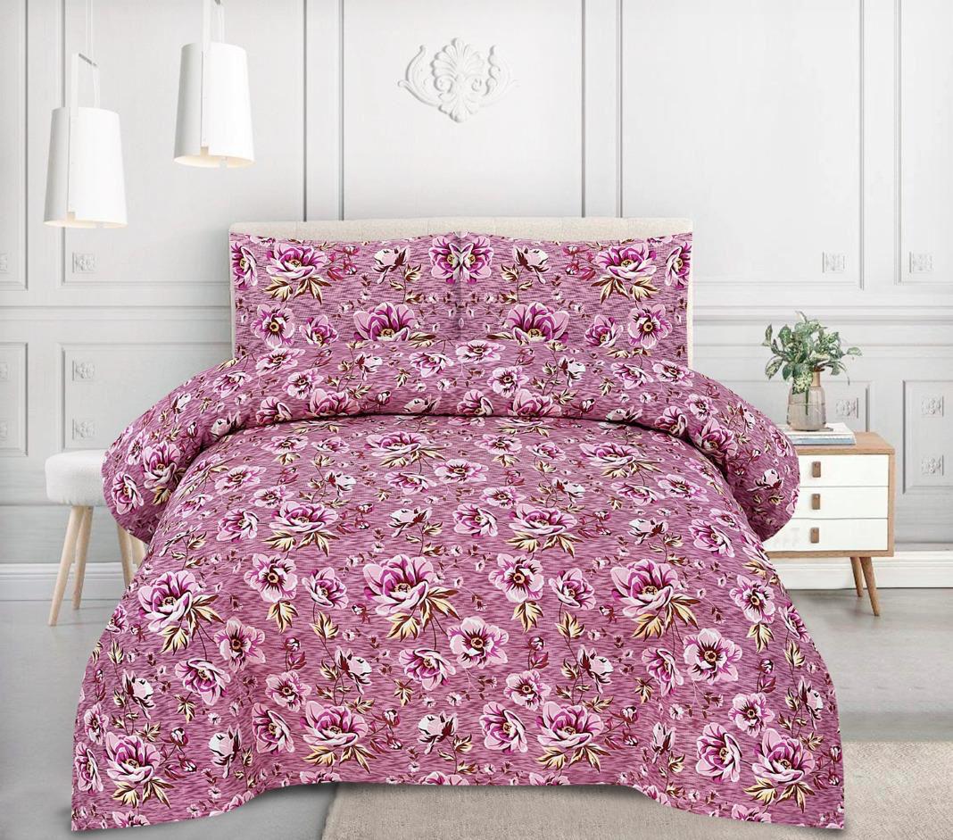 Crystal Cotton Bedsheet 3-Piece