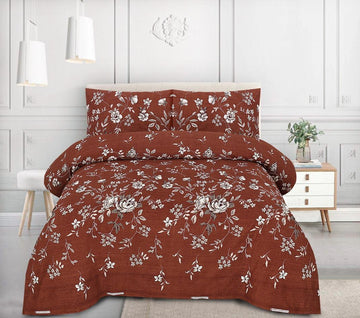Crystal Cotton Bedsheet 3-Piece