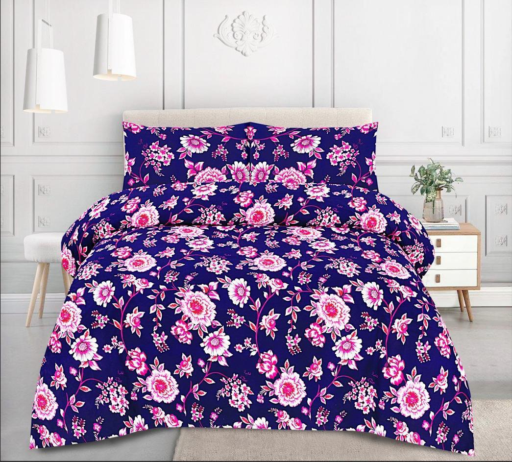 Crystal Cotton Bedsheet 3-Piece