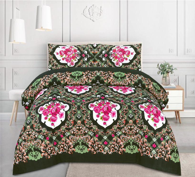 Crystal Cotton Bedsheet 3-Piece