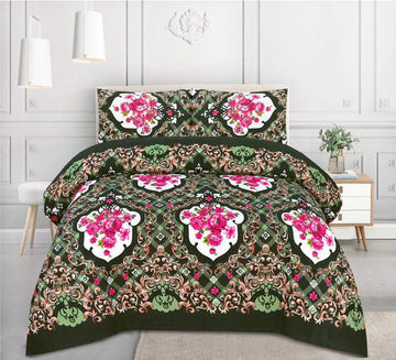 Crystal Cotton Bedsheet 3-Piece